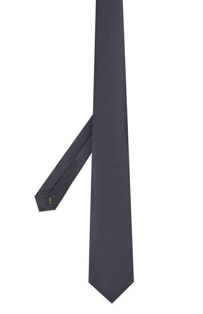Шелковый галстук ZILLI темно-синего цвета по цене 28100 руб., арт. 50001/TIE, фото 2 Шелковый галстук ZILLI, арт. 50001/TIE, фото 2