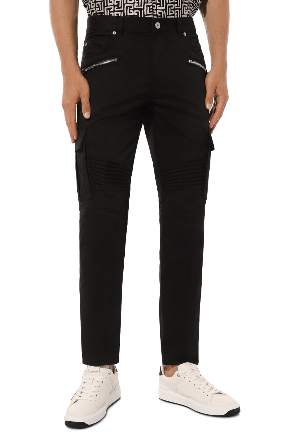 Хлопковые брюки-карго BALMAIN, арт. BH1MH016/CD96, фото 3