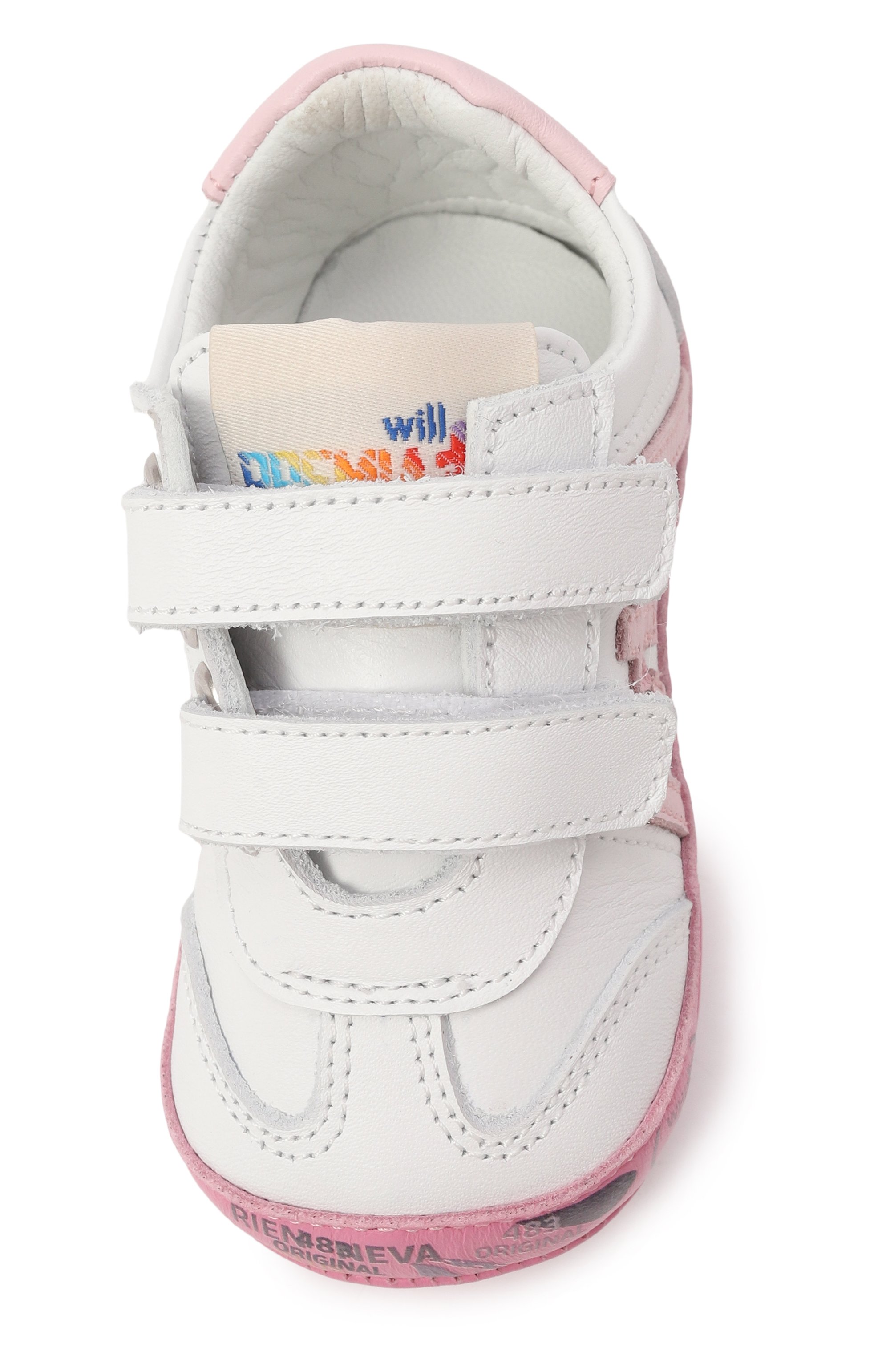 Кожаные пинетки lucy PREMIATA WILL BE, арт. 24CU0031-V/BABY V-LUCY V/16-19, фото 4