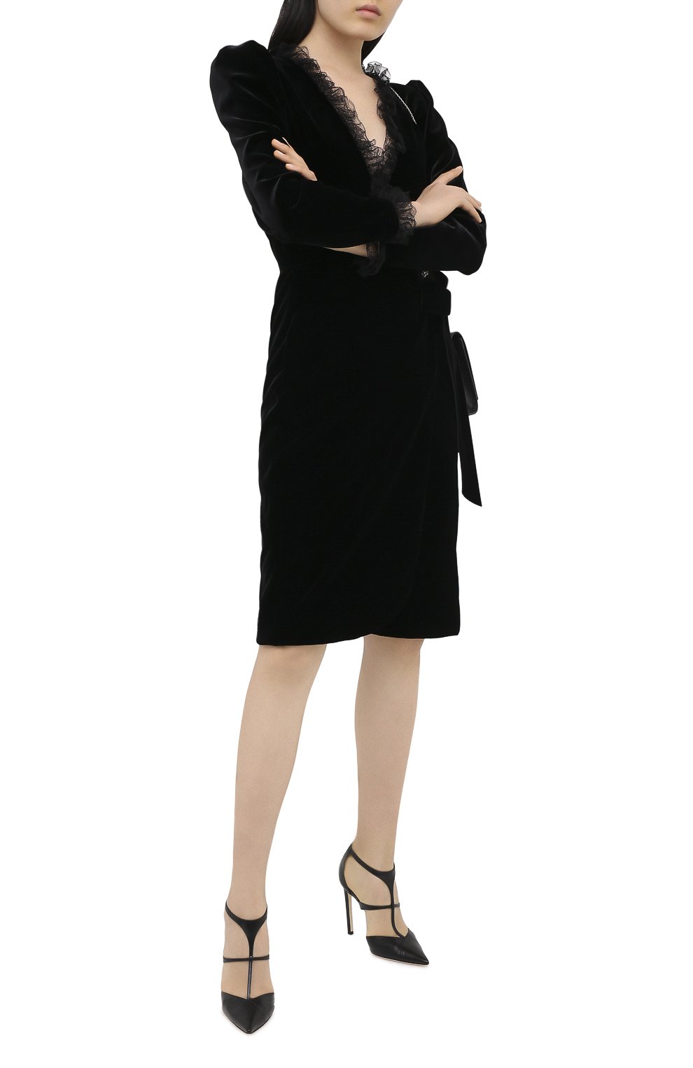 Кожаные туфли saoni 100 JIMMY CHOO, арт. SA0NI 100/KID, фото 2