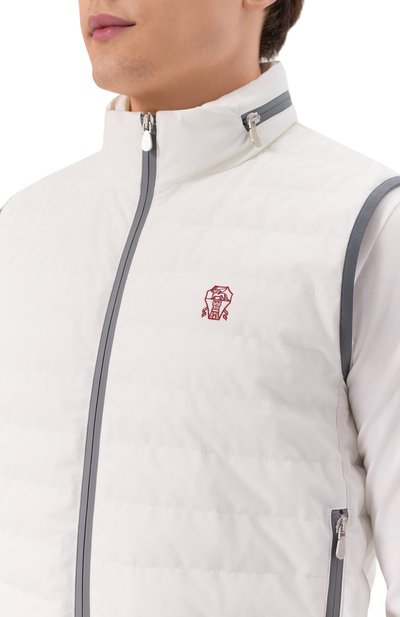 Пуховый жилет BRUNELLO CUCINELLI, арт. MM49A7460G, фото 5