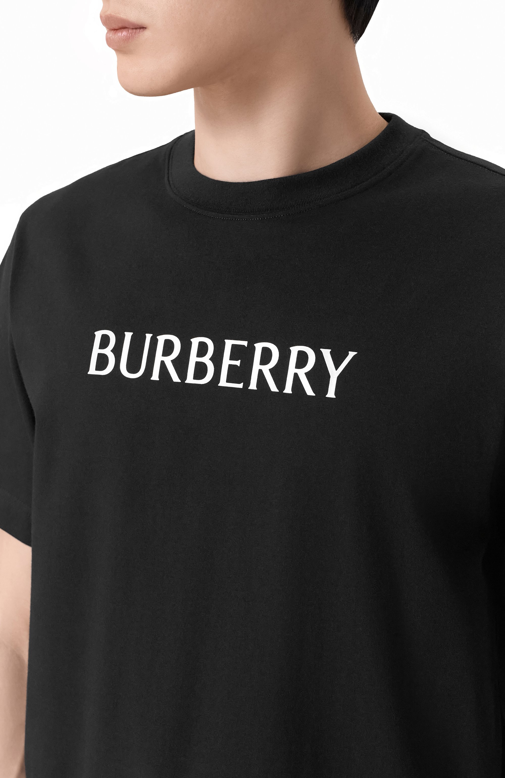 Хлопковая футболка BURBERRY, арт. 8122387, фото 5