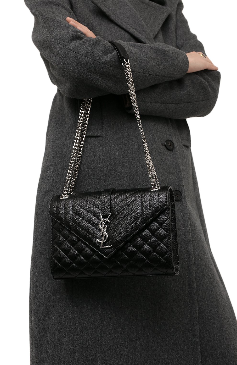 Сумка monogram classic medium SAINT LAURENT, арт. 600185/B0W92, фото 2