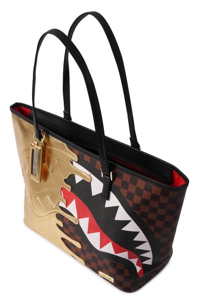 Сумка SPRAYGROUND, арт. 910T9345NSZ/SHARKS IN PARIS G0LD DRIP T0TE, фото 3