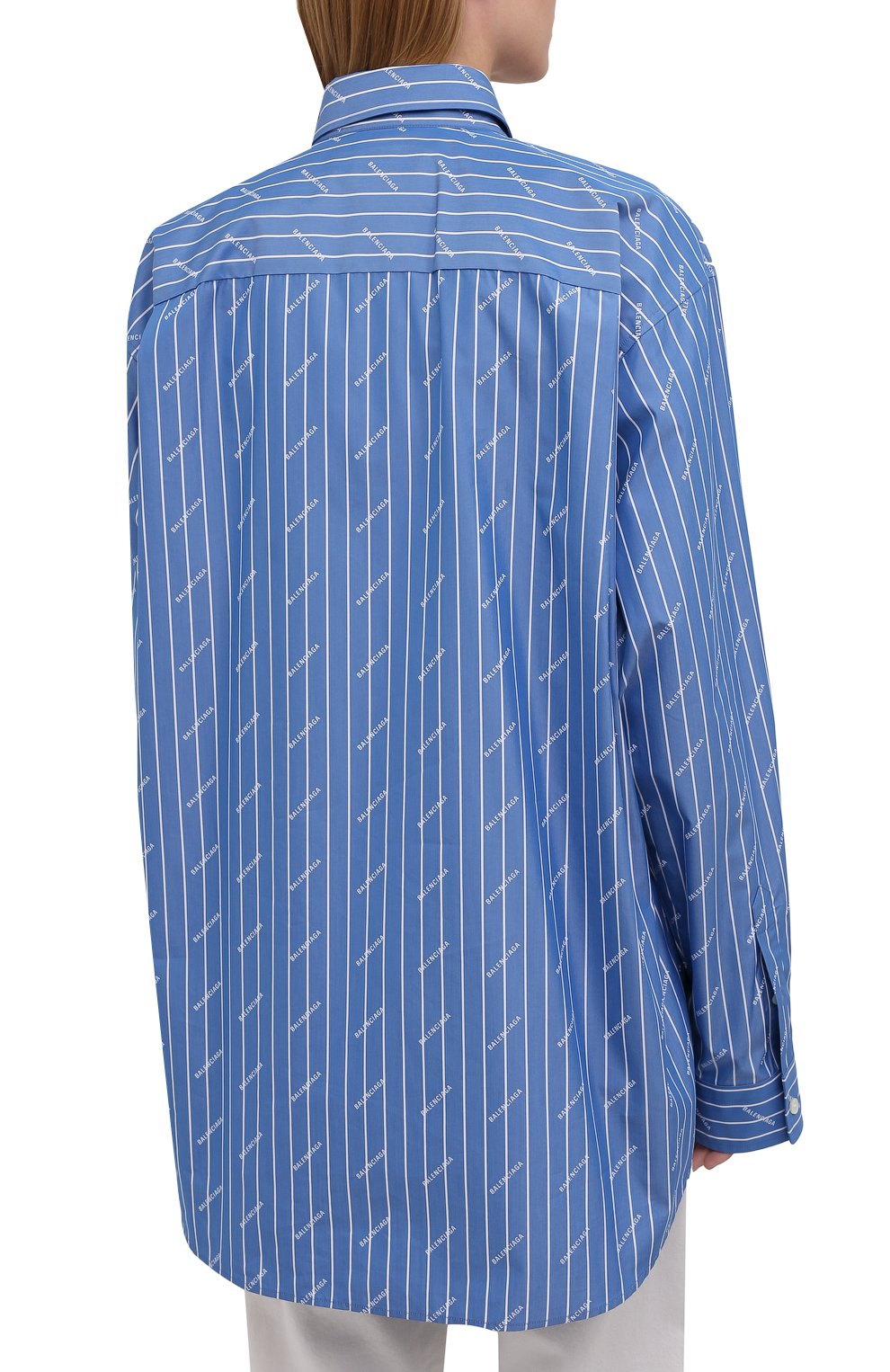 Хлопковая рубашка BALENCIAGA, арт. 658956/TGLB9, фото 4
