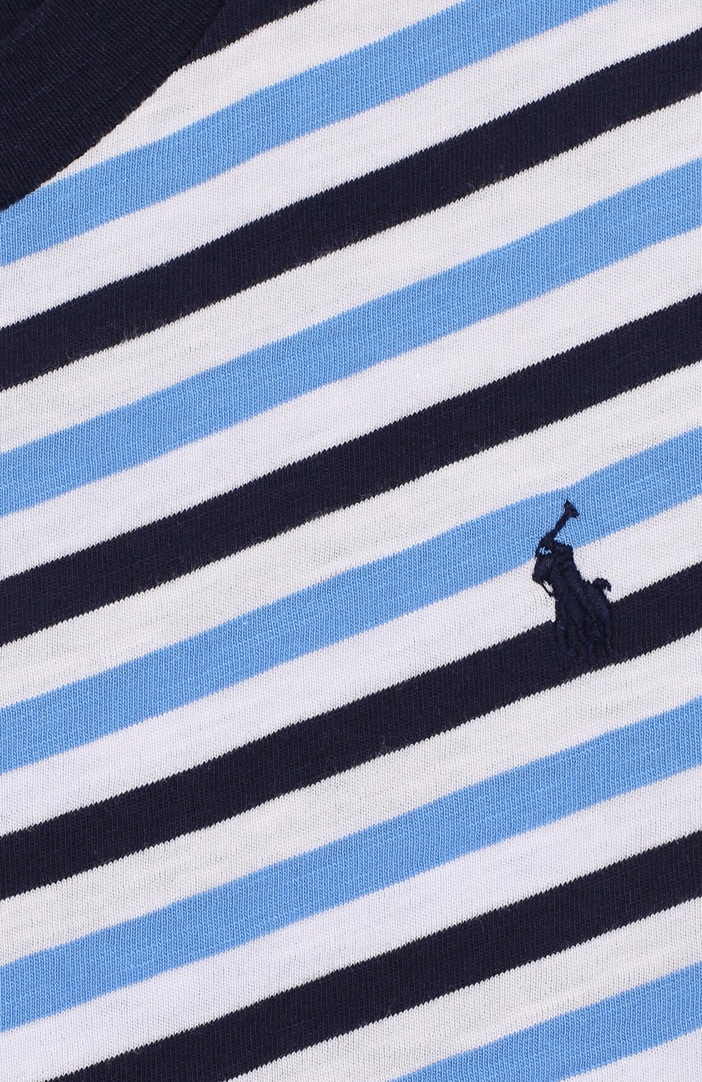 Хлопковая футболка в полоску POLO RALPH LAUREN, арт. 321682633, фото 3
