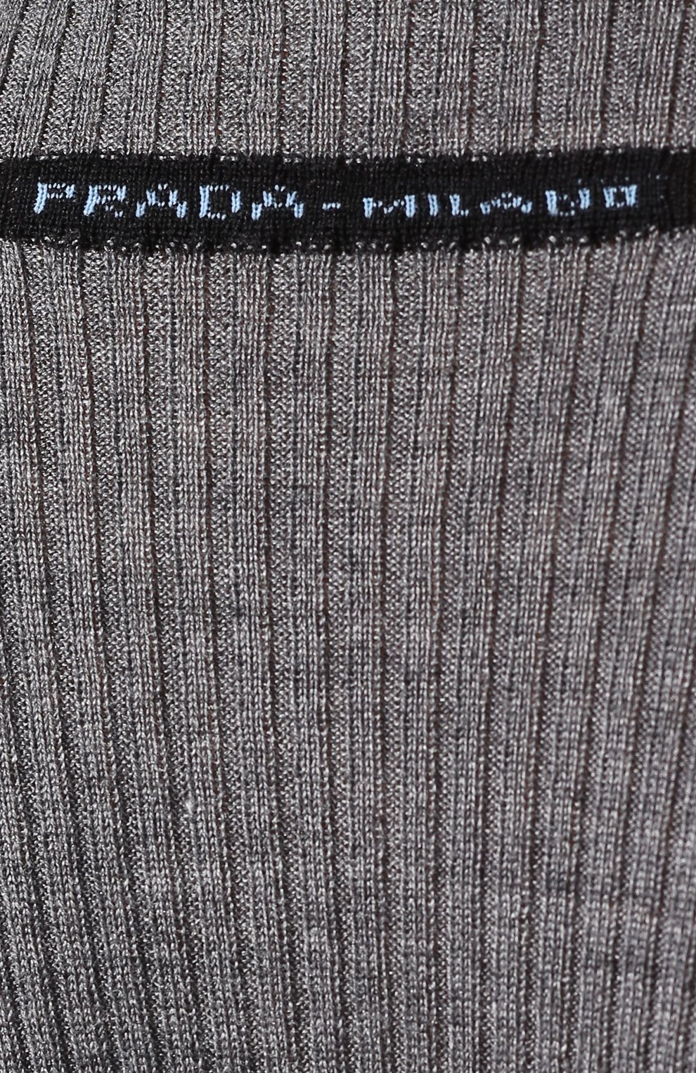 Однотонная водолазка из смеси шерсти и шелка PRADA, арт. P26295-1RZR-F0480, фото 5