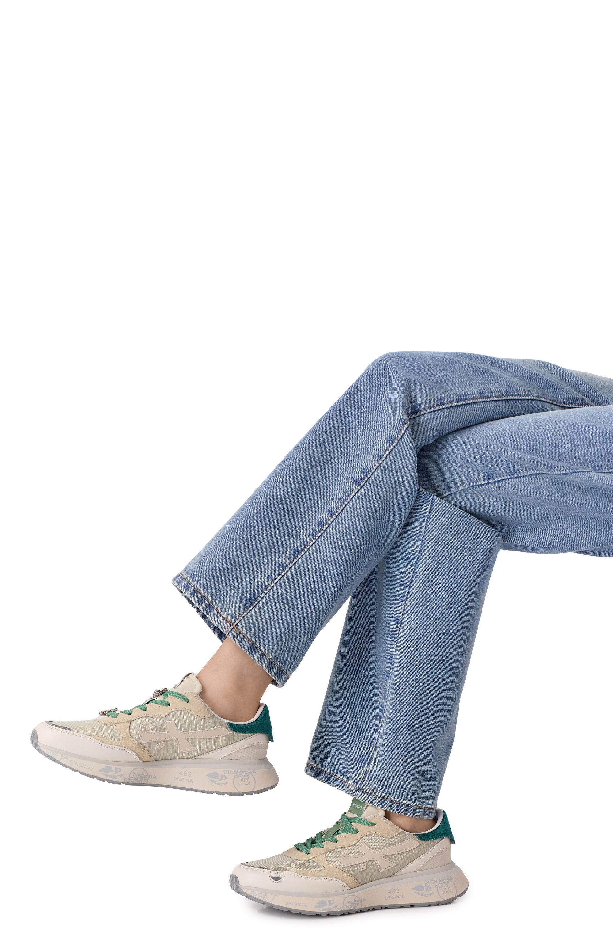 Комбинированные кроссовки lauryn PREMIATA, арт. LAURYN/VAR 7782K, фото 2