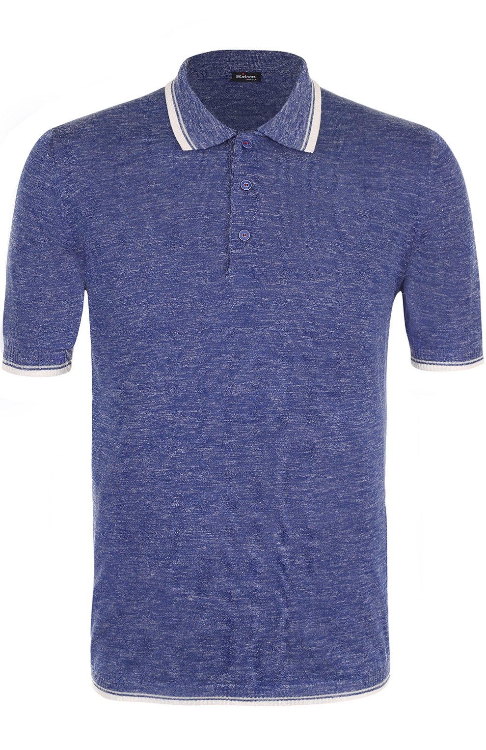 Поло из шелка и льна KITON, арт. UK285, фото 1