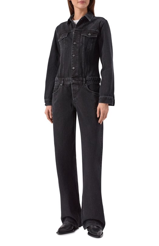 Джинсовый комбинезон Esther Agolde A8036-1817 Чёрный  A8036-1817 Фото 3