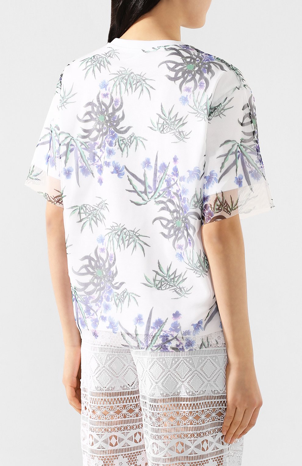 Футболка KENZO белого цвета по цене 24500 руб., арт. FA52TS621907, фото 4 Футболка KENZO, арт. FA52TS621907, фото 4