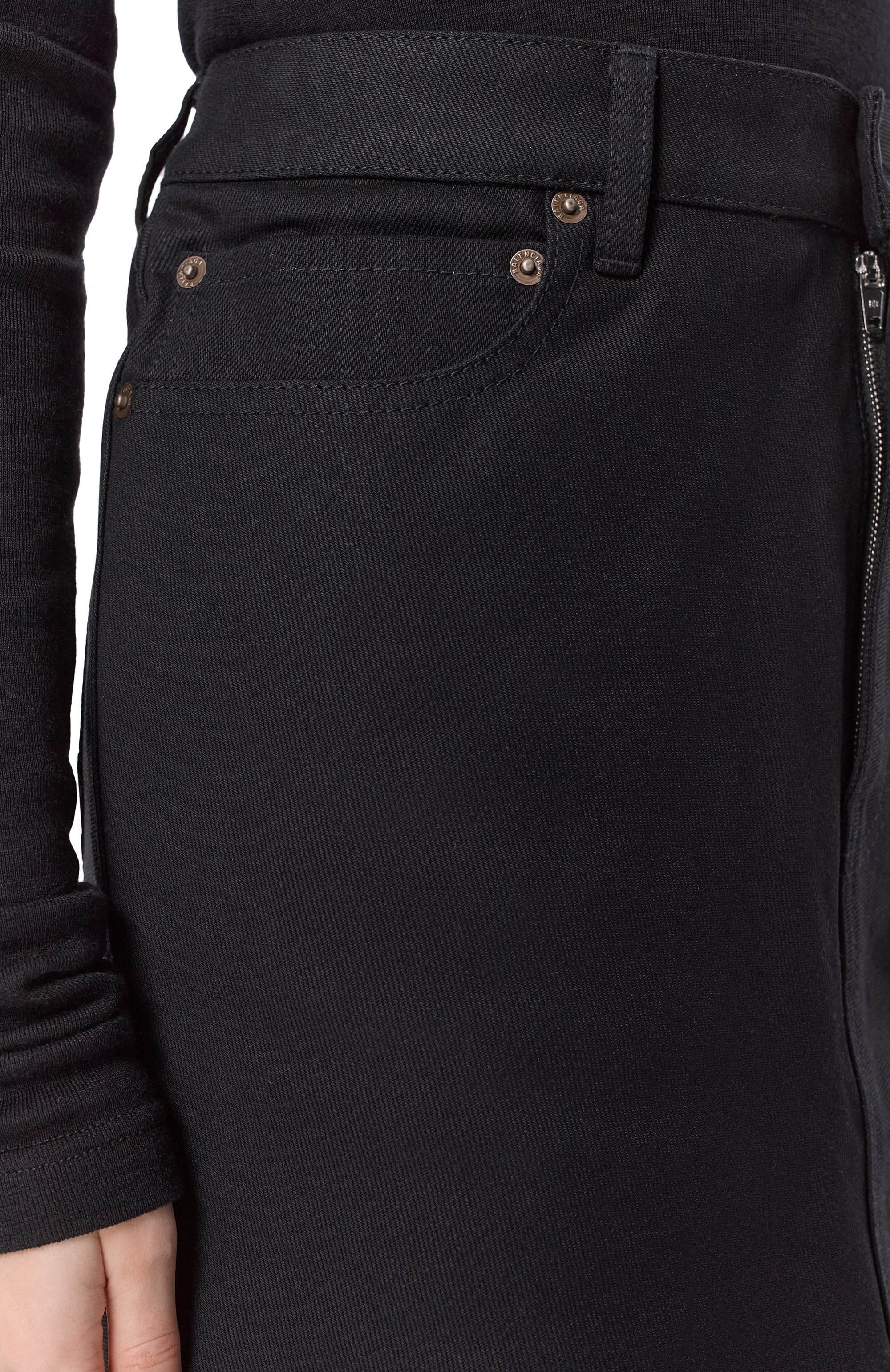 Джинсовая юбка BALENCIAGA, арт. 852330/TTWA4, фото 5