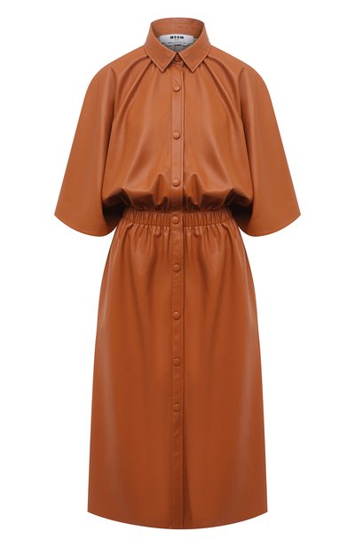 Женское платье из экокожи MSGM, арт. 3141MDA16 217616