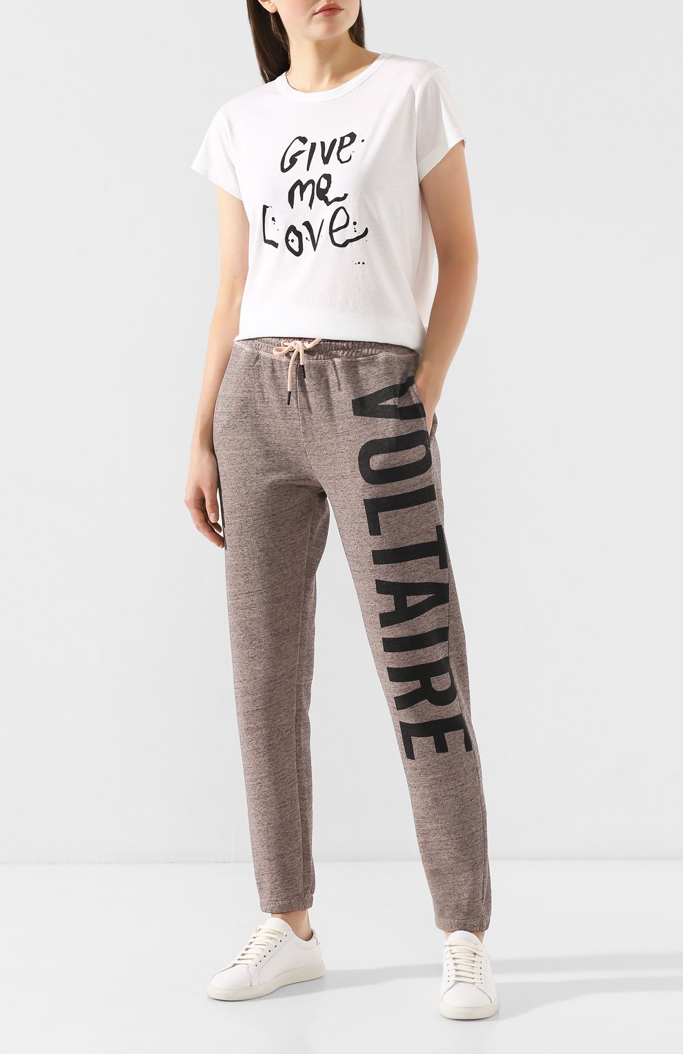 Брюки из смеси хлопка и вискозы ZADIG AND VOLTAIRE, арт. WHTQ0102F, фото 2