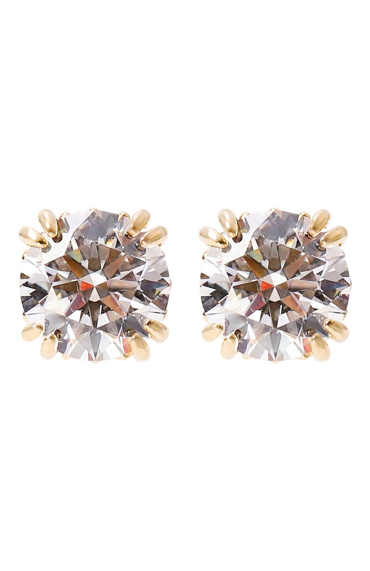 Женские серьги stilla  SWAROVSKI золотого цвета, арт. 5642595 | Фото 1 (Материал: Кристаллы, Металл; Нос: Не проставлено; Автоматизация состава: Проставлено)