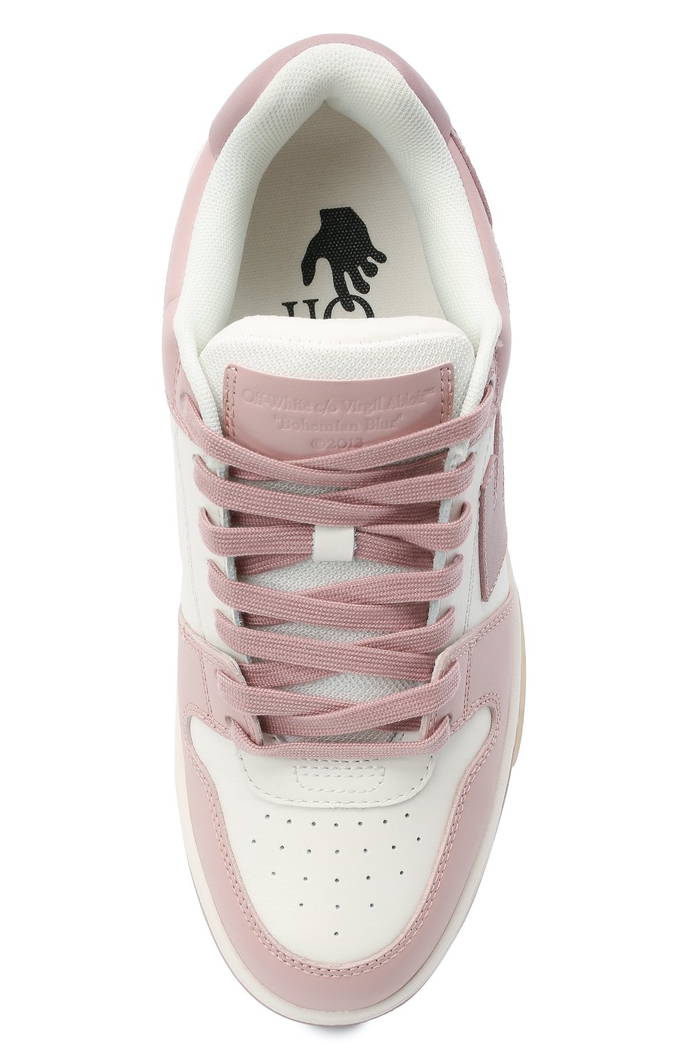 Комбинированные кроссовки out of office OFF-WHITE, арт. 0WIA259R21LEA0010131, фото 5