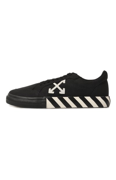 Текстильные кеды low vulcanized OFF-WHITE, арт. 0MIA085C99FAB0061001, фото 4