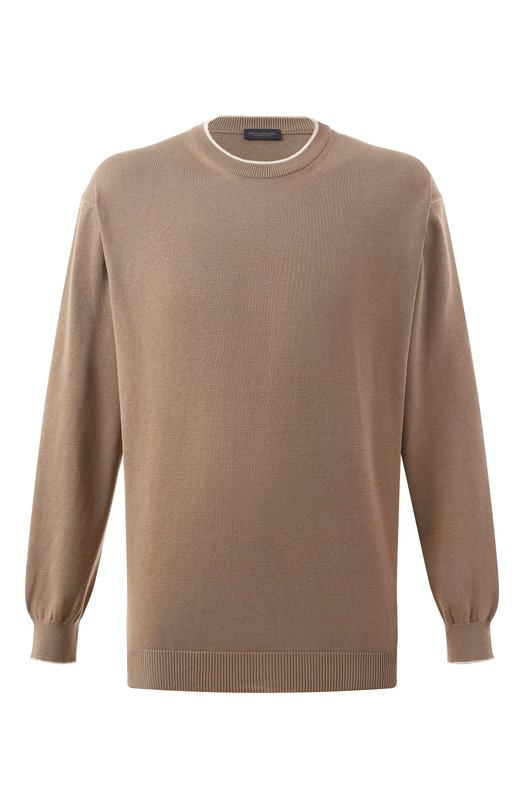 Джемпер из шелка и хлопка Paul&Shark 25411509/3XL Бежевый 25411509/3XL