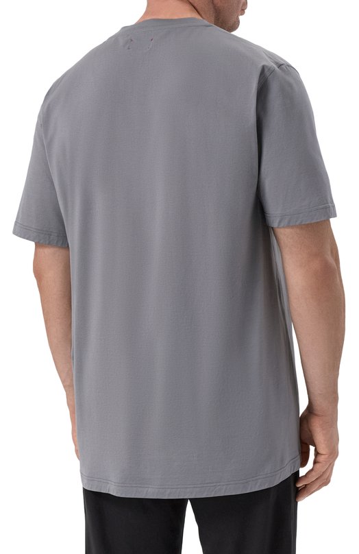 Хлопковая футболка Kiton UMK0824KG Серый  UMK0824KG Фото 4