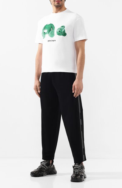 Хлопковая футболка PALM ANGELS, арт. PMAA001F194130030140, фото 2
