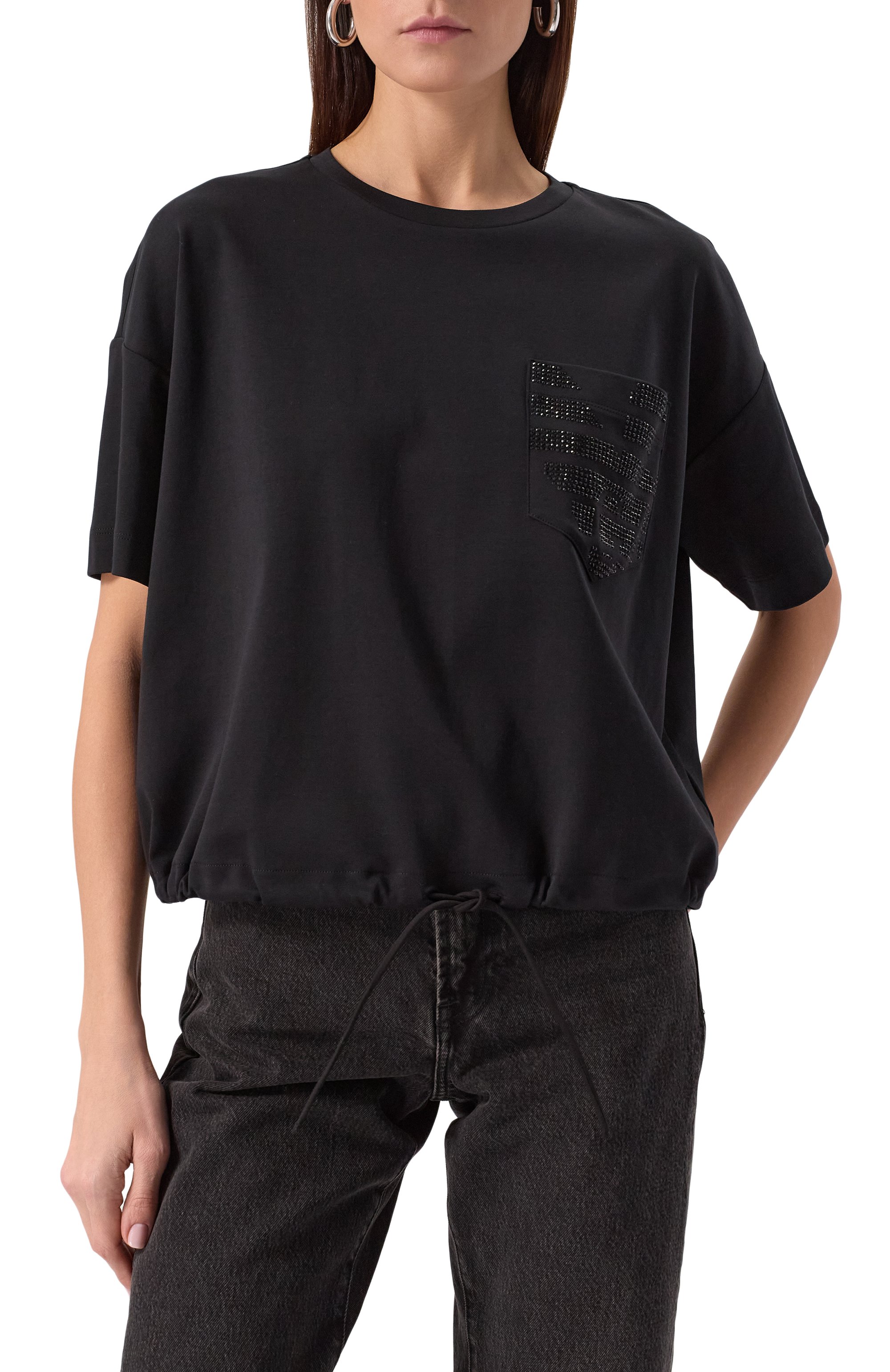 Хлопковая футболка EMPORIO ARMANI, арт. EW000891/AF12545, фото 3