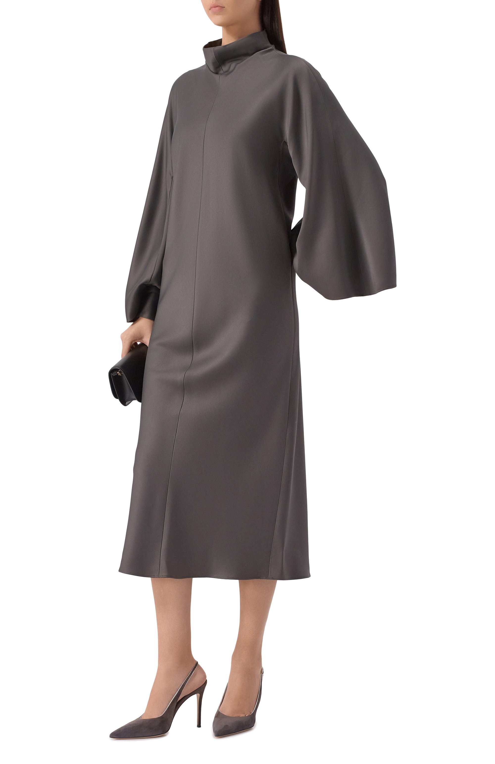 Атласное платье AGNONA, арт. TR1007E/U5065E, фото 2