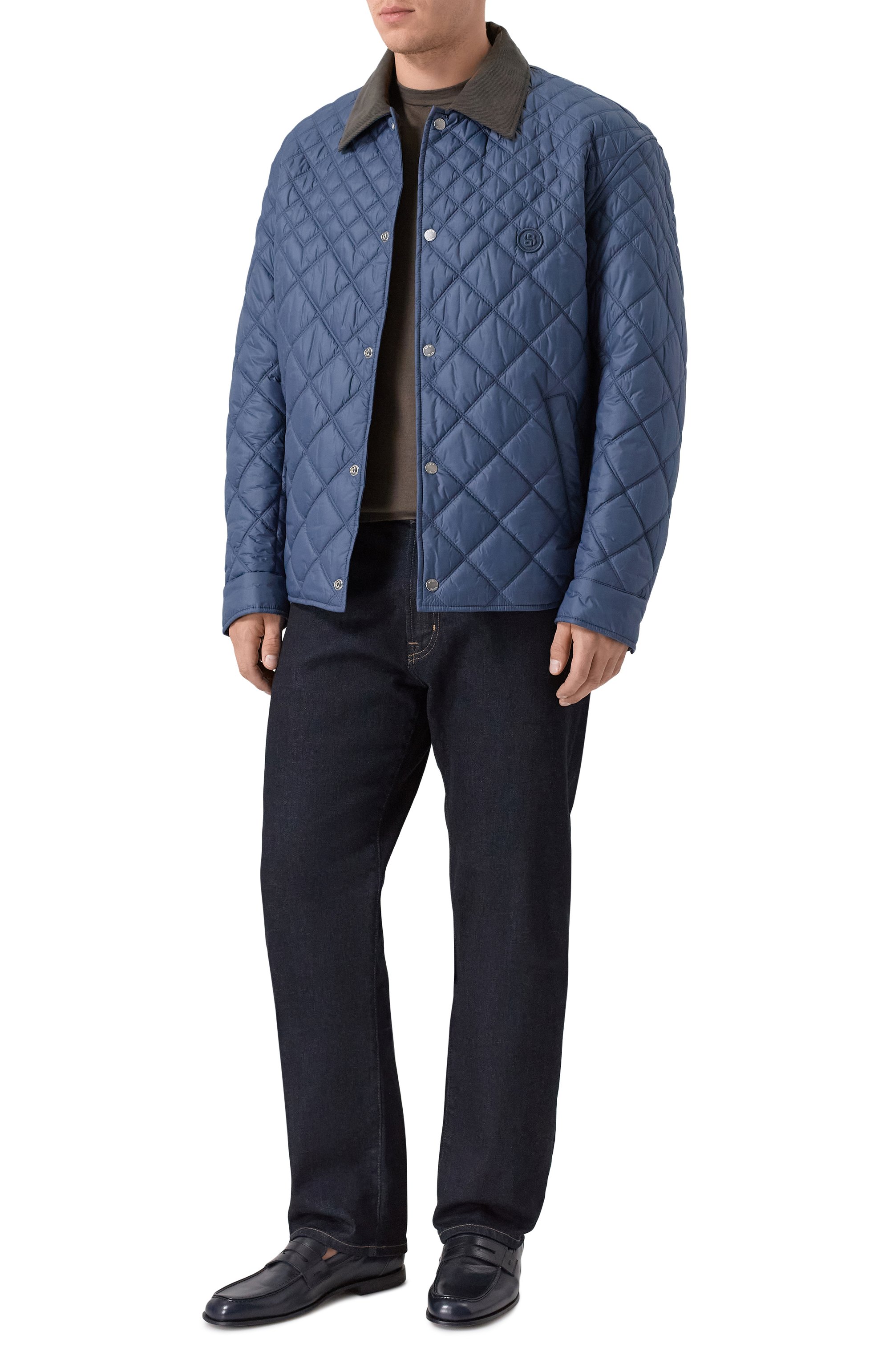 Кожаные пенни-лоферы PANTANETTI темно-синего цвета по цене 59500 руб., арт. 19541D/G0THA, фото 2 Кожаные пенни-лоферы PANTANETTI, арт. 19541D/G0THA, фото 2