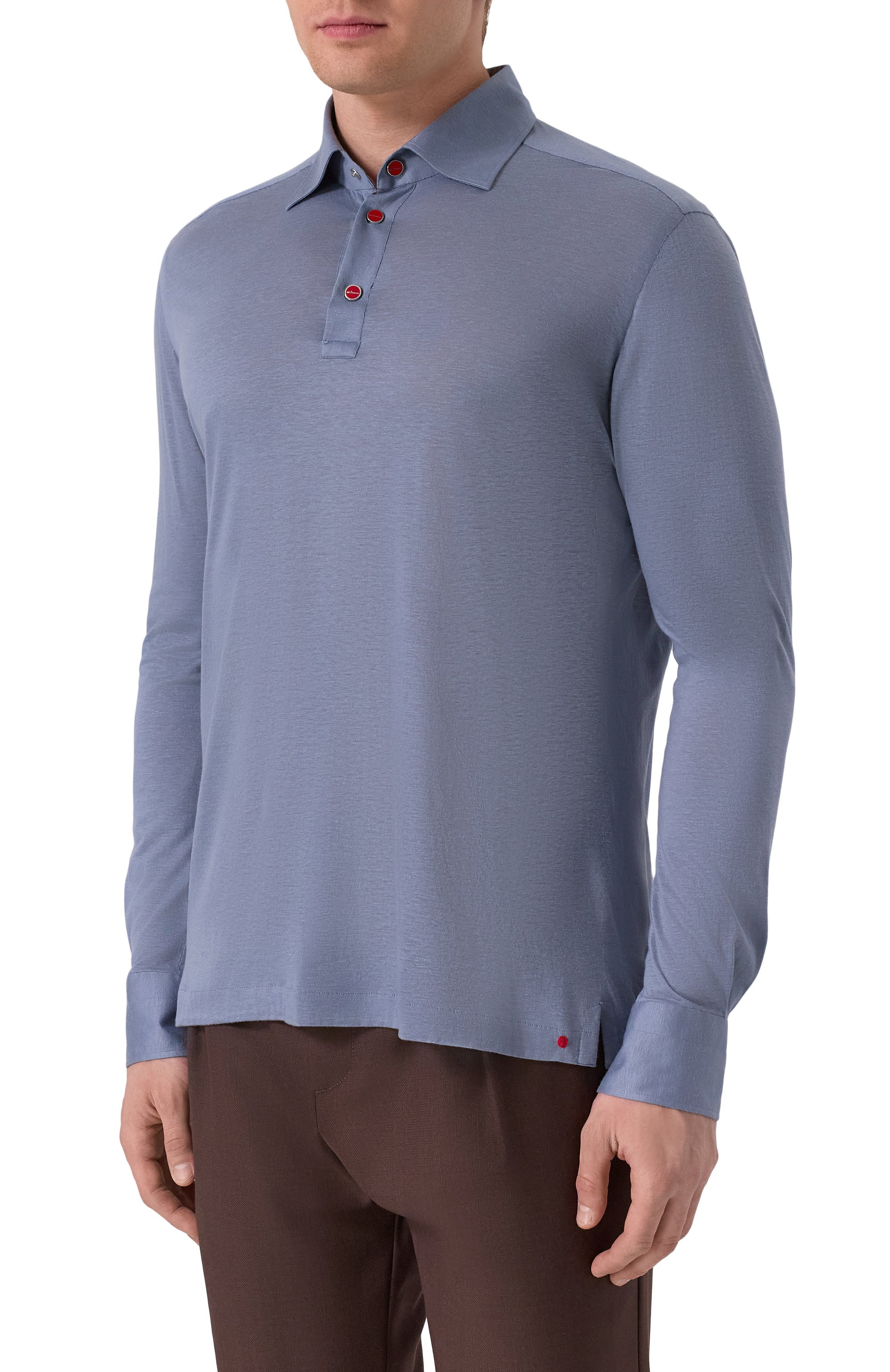 Поло из лиоцелла и хлопка KITON, арт. UMCP0SH0924204, фото 3