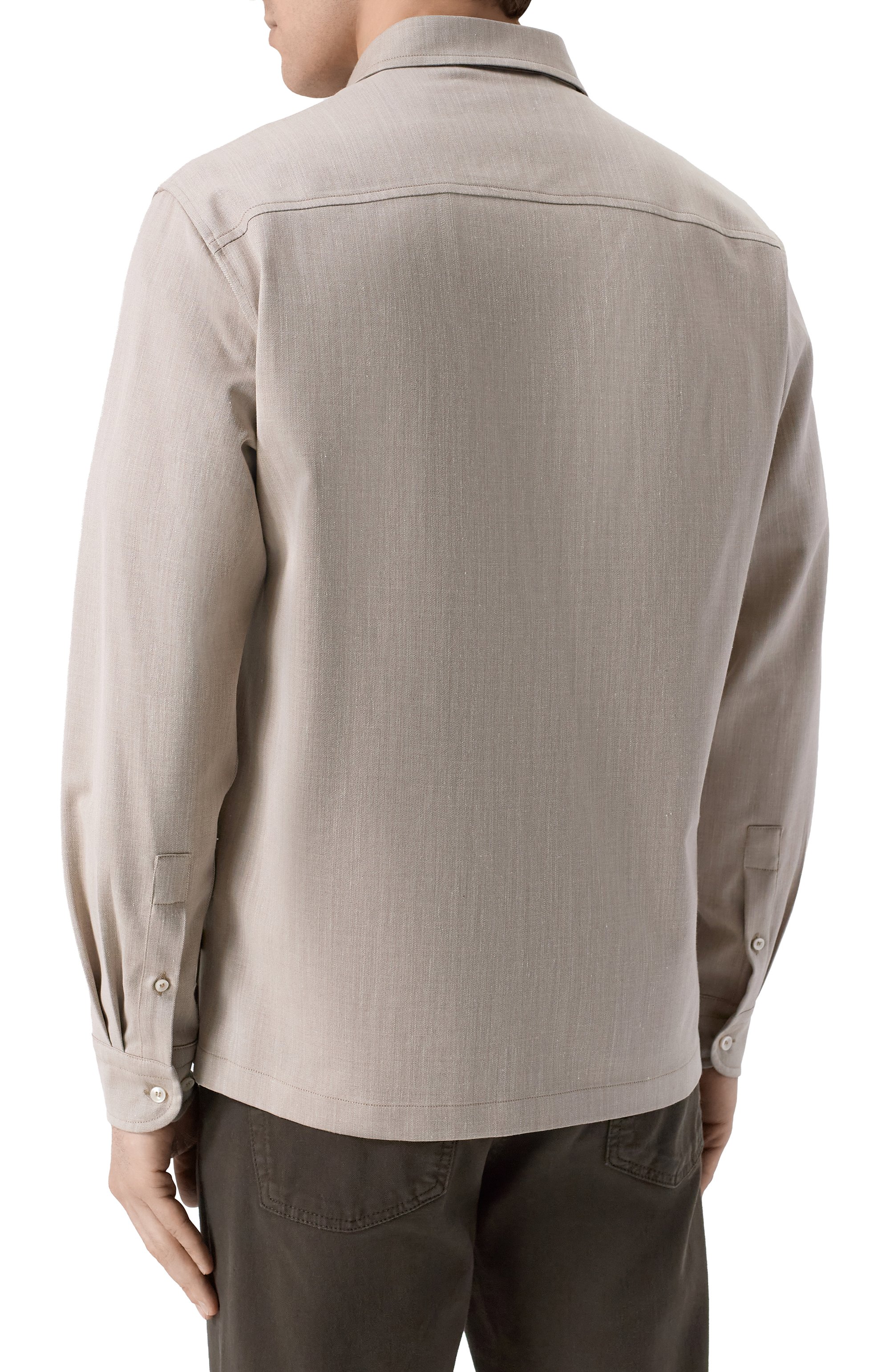 Рубашка из шерсти и шелка PAUL&SHARK, арт. 26413318, фото 4