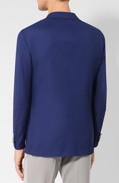 Пиджак из шерсти и шелка ZILLI, арт. MNQ-VG23-2--46640/2600, фото 4