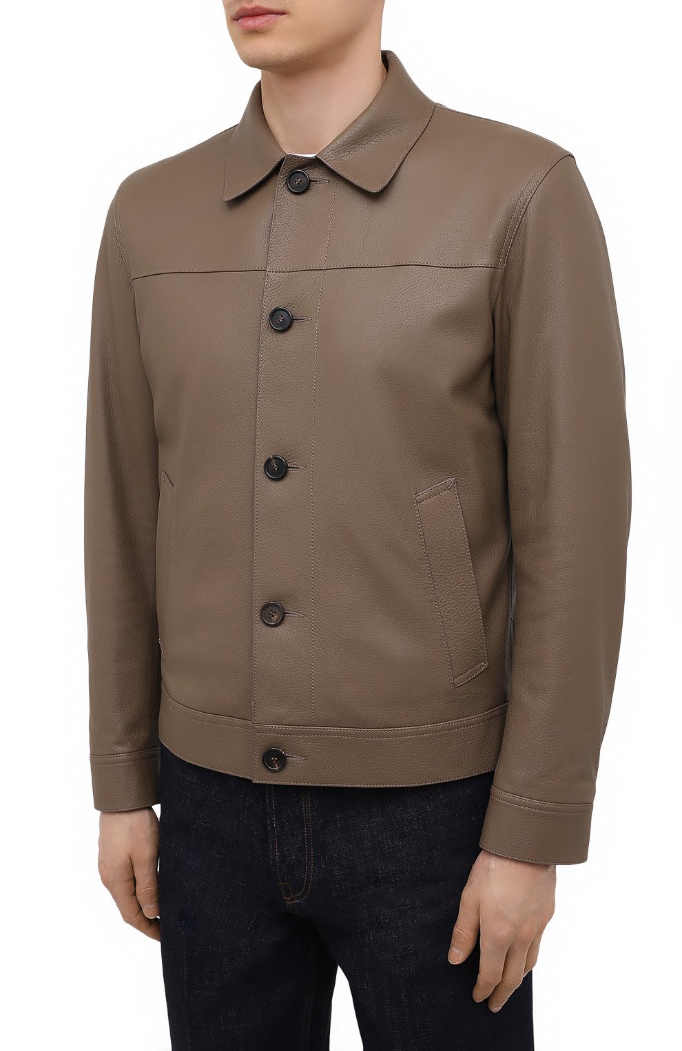 Кожаная куртка BRIONI, арт. PLZ90L/P7708, фото 3