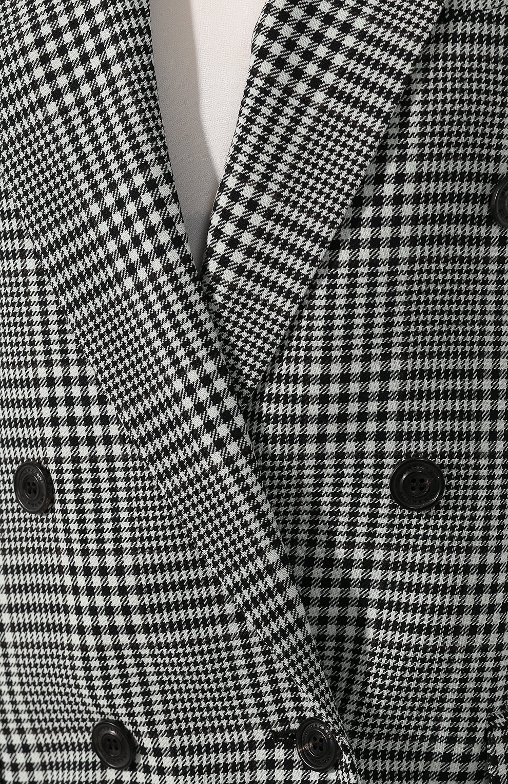 Шерстяной жакет BURBERRY черно-белого цвета по цене 199500 руб., арт. 8005207, фото 5 Шерстяной жакет BURBERRY, арт. 8005207, фото 5