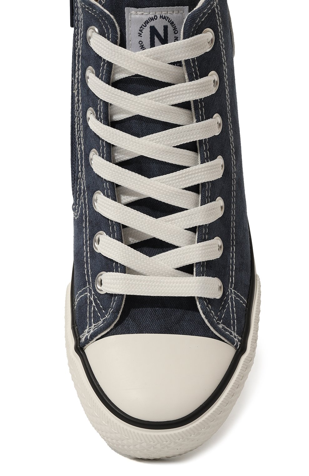 Текстильные кеды ylfas NATURINO темно-синего цвета по цене 6610 руб., арт. 2018270/01/0C02/33-40, фото 4 Текстильные кеды ylfas NATURINO, арт. 2018270/01/0C02/33-40, фото 4