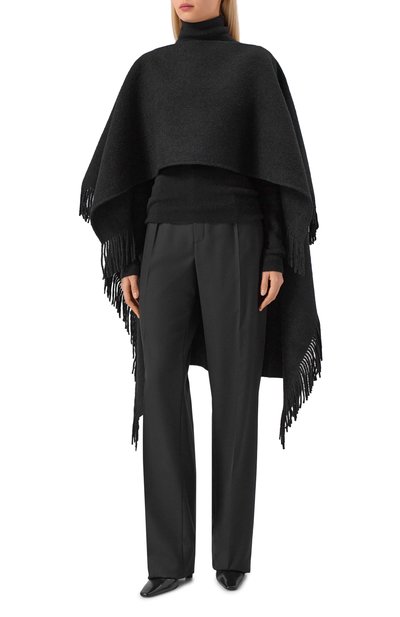 Шерстяное пончо TOTEME, арт. 254-WSC0132-FB0471, фото 3
