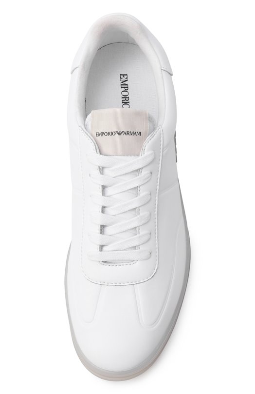 Кожаные кеды Emporio Armani X4X694/XF846 Белый  X4X694/XF846 Фото 6