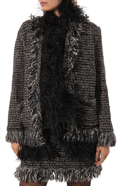 Кардиган GUCCI черного цвета по цене 573120 руб., арт. 665583 XKB6F, фото 3 Кардиган GUCCI, арт. 665583 XKB6F, фото 3