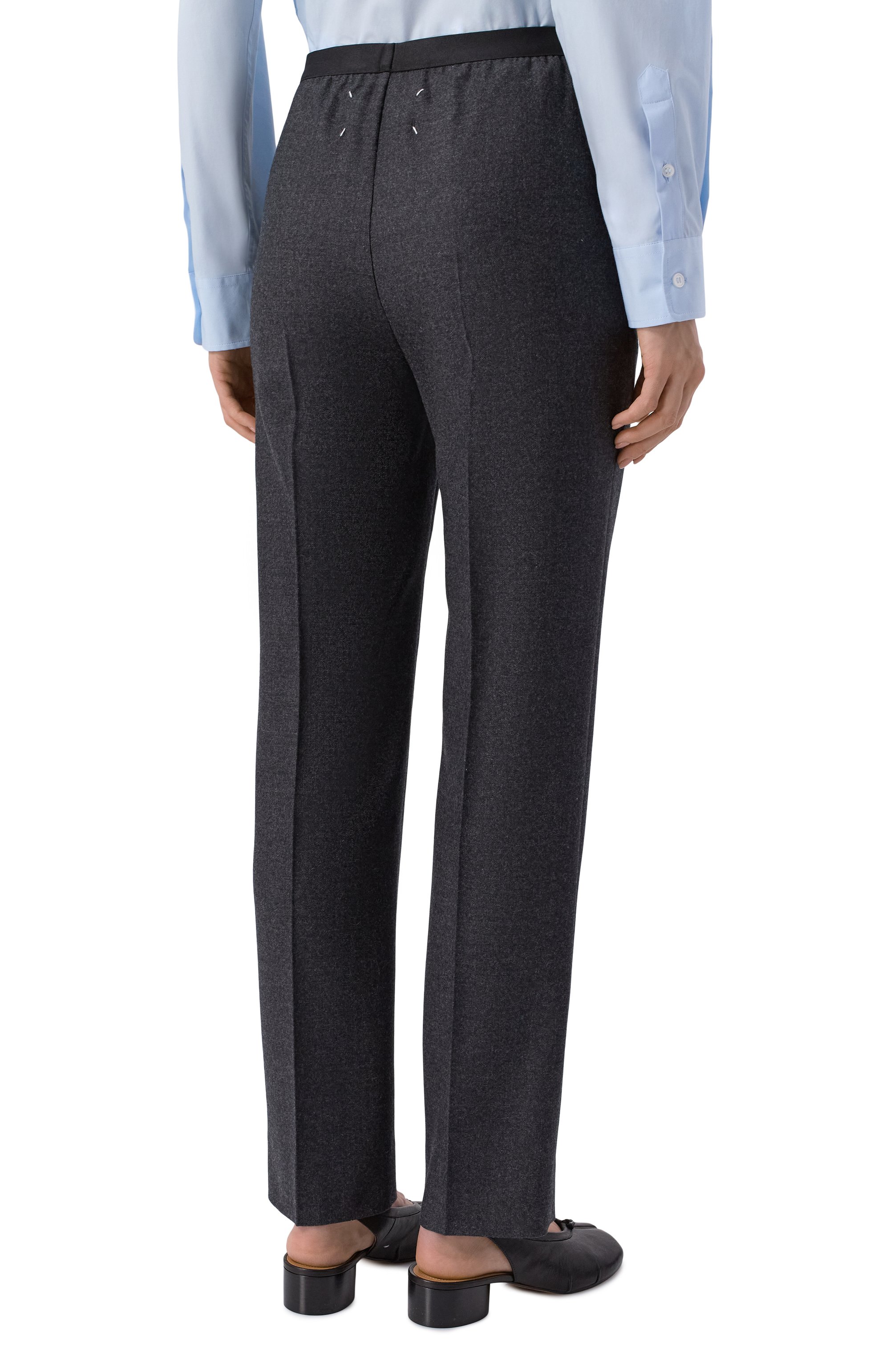 Шерстяные брюки MAISON MARGIELA, арт. S51KA0616/S47782, фото 4