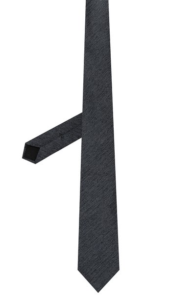 Галстук из хлопка и шелка VAN LAACK тёмно-голубого цвета по цене 12050 руб., арт. LER0Y/K04117, фото 3 Галстук из хлопка и шелка VAN LAACK, арт. LER0Y/K04117, фото 3