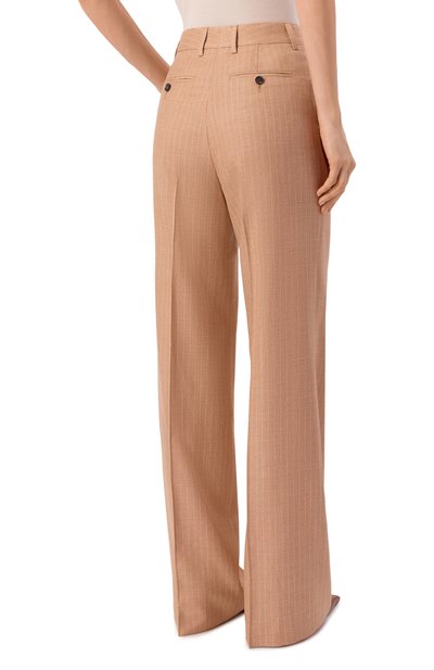 Брюки из кашемира и шелка KITON розового цвета по цене 379500 руб., арт. D48109K0605G, фото 4 Брюки из кашемира и шелка KITON, арт. D48109K0605G, фото 4