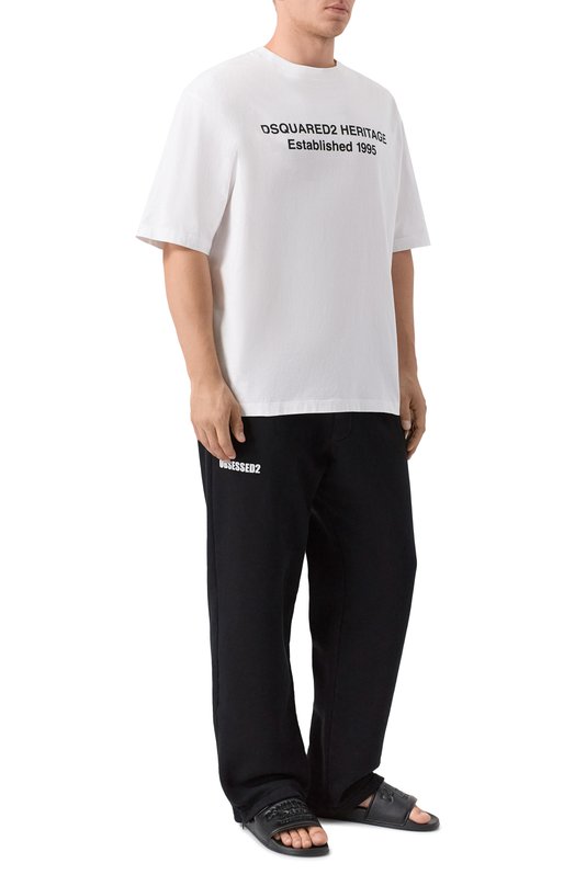 Шлепанцы Dsquared2 FSM0090/35008878 Чёрный  FSM0090/35008878 Фото 2