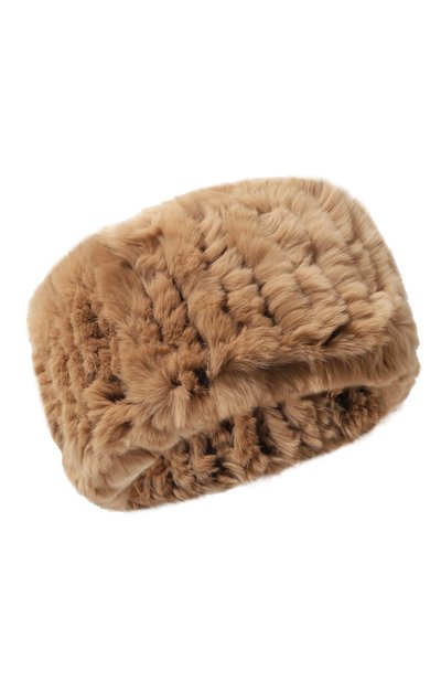 Женская меховой ободок из крол�ика YVES SALOMON, арт. 23WAA100XXKREX