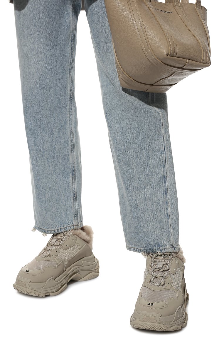 Комбинированные кроссовки triple s BALENCIAGA, арт. 668562/W3CQ5, фото 1