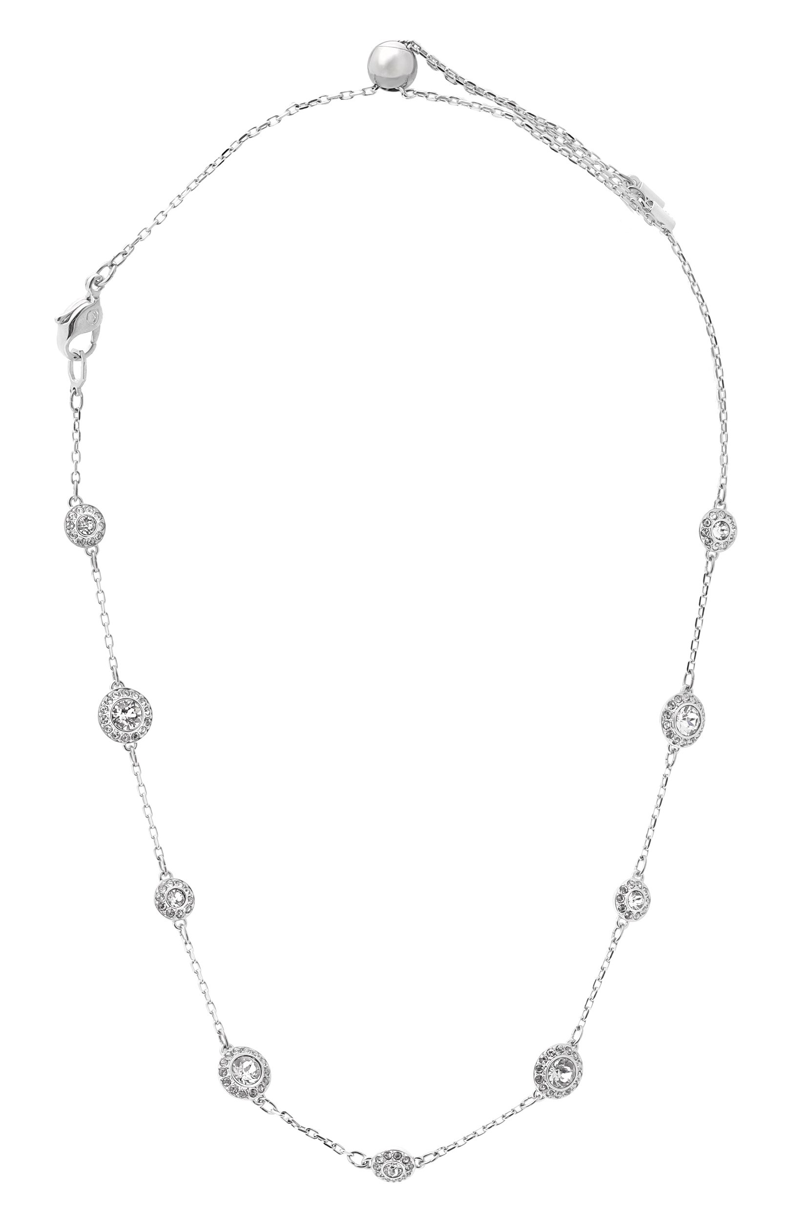 Колье una angelic SWAROVSKI серебряного цвета по цене 27550 руб., арт. 5732275, фото 1 Колье una angelic SWAROVSKI, арт. 5732275, фото 1