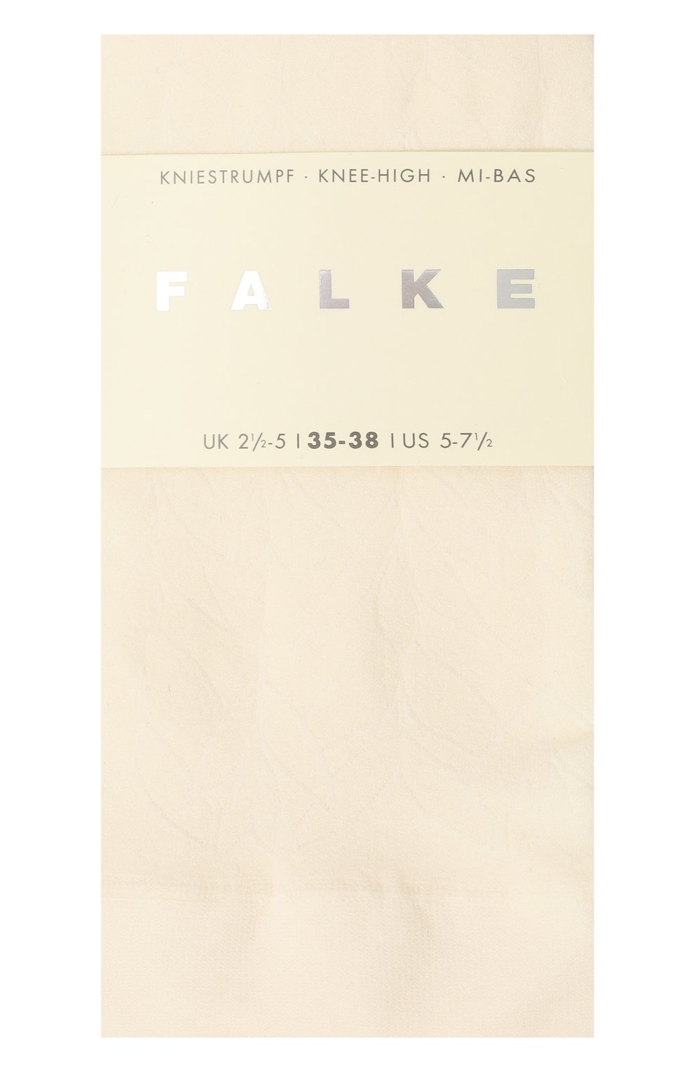 Гольфы FALKE кремового цвета по цене 2610 руб., арт. 41806, фото 1 Гольфы FALKE, арт. 41806, фото 1