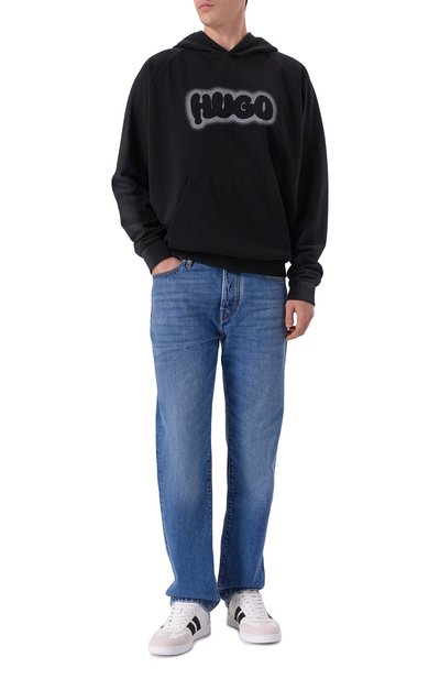 Хлопковое худи HUGO BLUE, арт. 50549579, фото 2