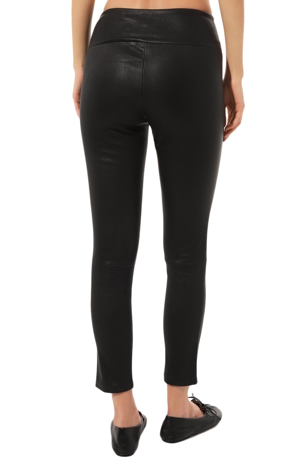 Кожаные брюки THEORY, арт. L0700229, фото 4