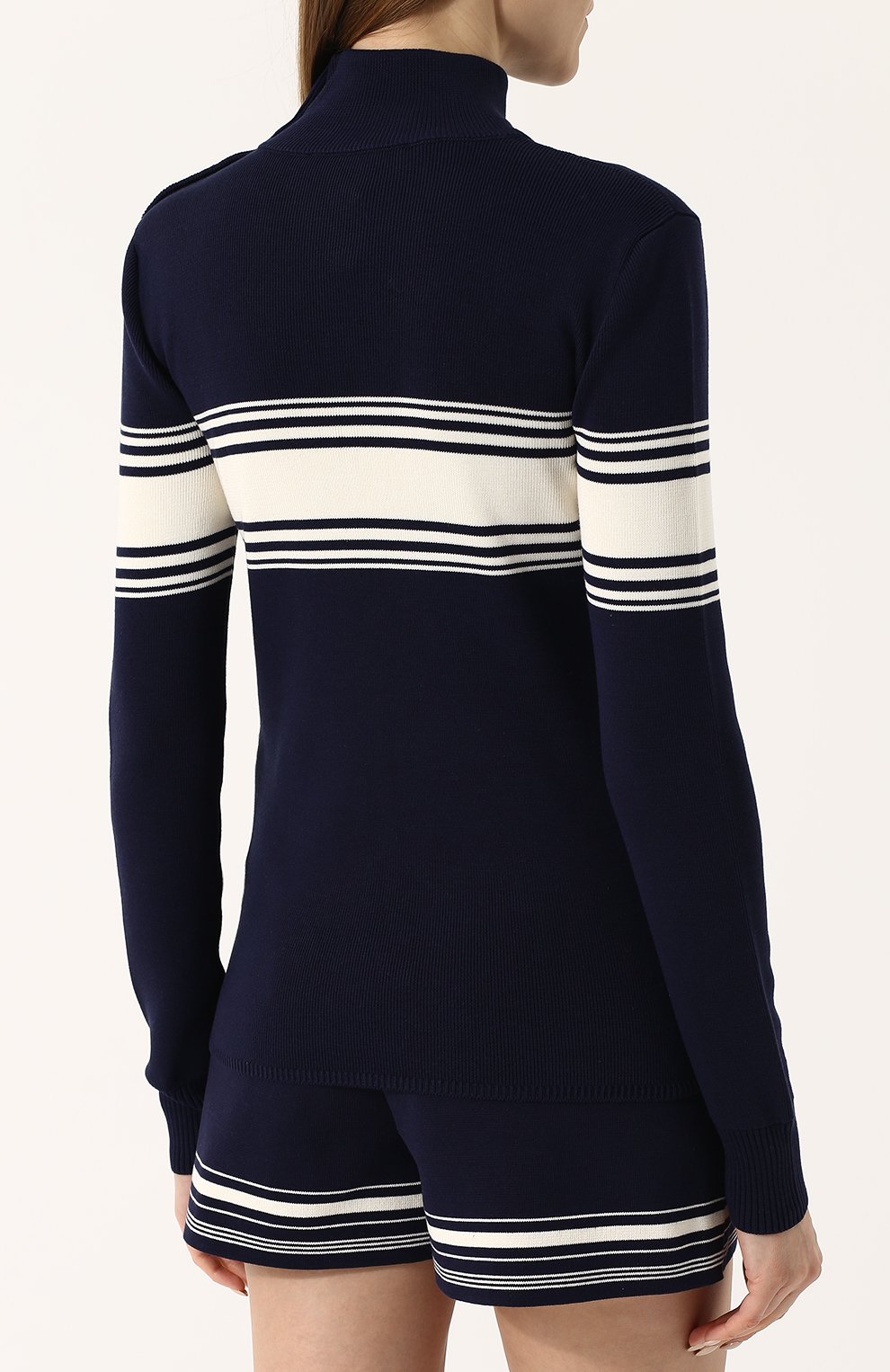 Шелковая водолазка с контрастной отделкой RALPH LAUREN, арт. 290705720, фото 4