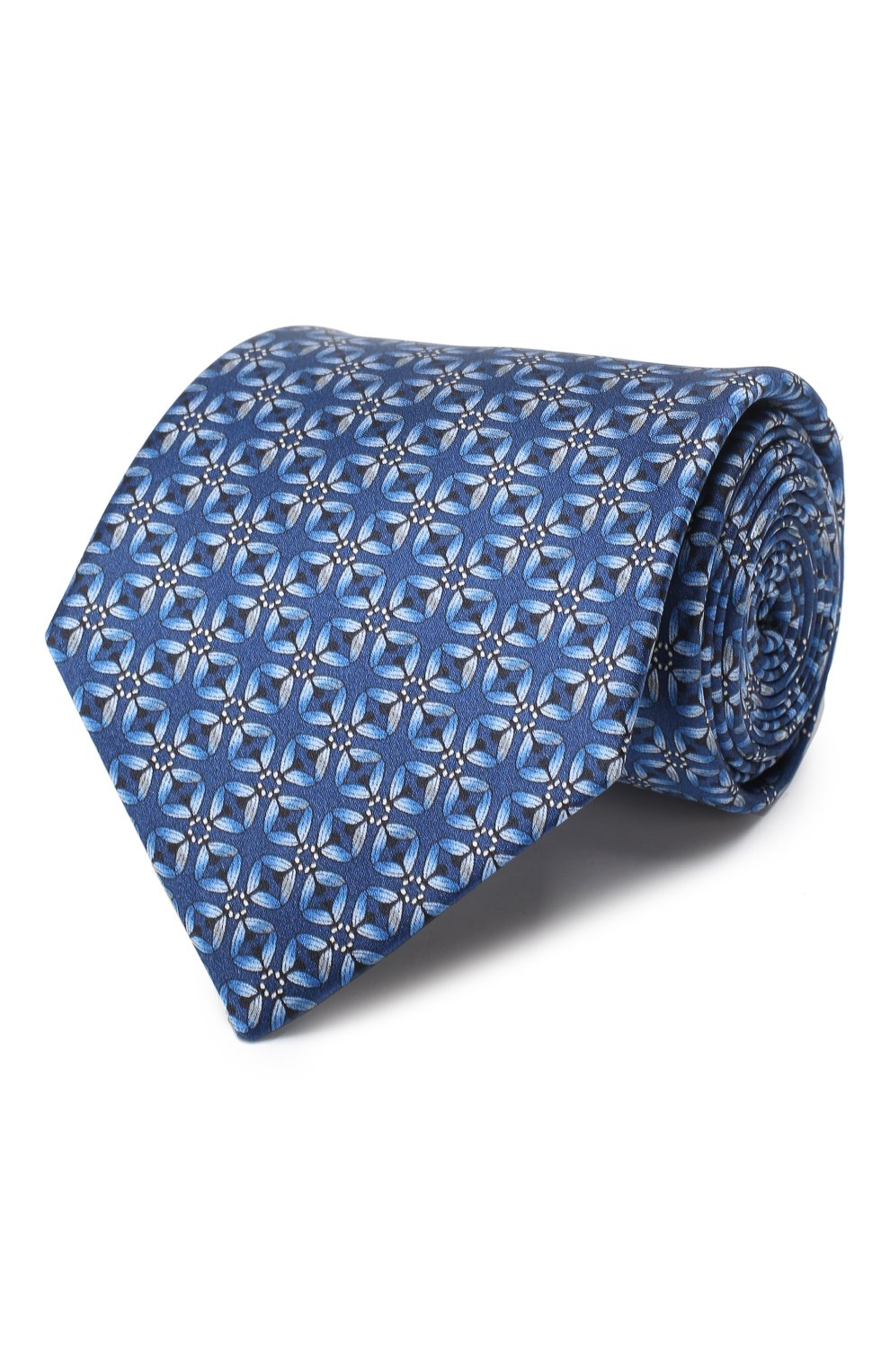 Шелковый галстук LANVIN темно-синего цвета по цене 11950 руб., арт. 2345/TIE, фото 1 Шелковый галстук LANVIN, арт. 2345/TIE, фото 1