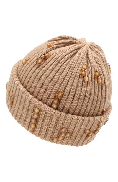 Шерстяная шапка BURBERRY бежевого цвета по цене 49750 руб., арт. 8021585, фото 2 Шерстяная шапка BURBERRY, арт. 8021585, фото 2