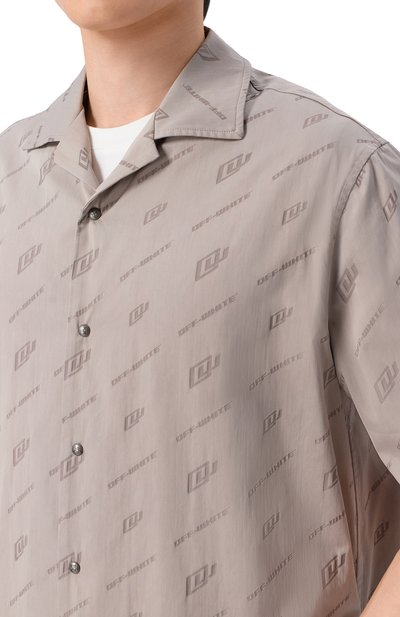 Хлопковая рубашка OFF-WHITE, арт. 0MGG01FS26FAB008, фото 5